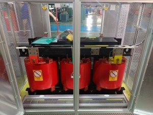 SCB10/11 1250 KVA 10 / 0,4 Kv 3-Phasen-Hochspannungs-Trockentransformator aus Gießharz